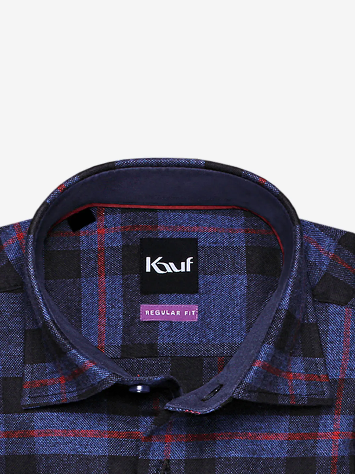 Bari Kent Langarm mit Kontrast in Flanellqualität