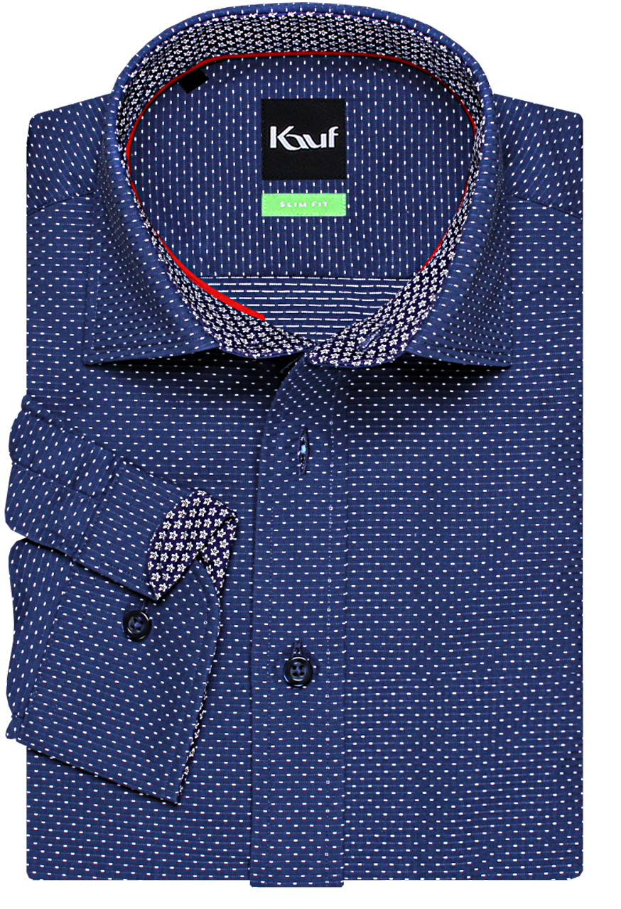 hemd dunkelblau slim fit
