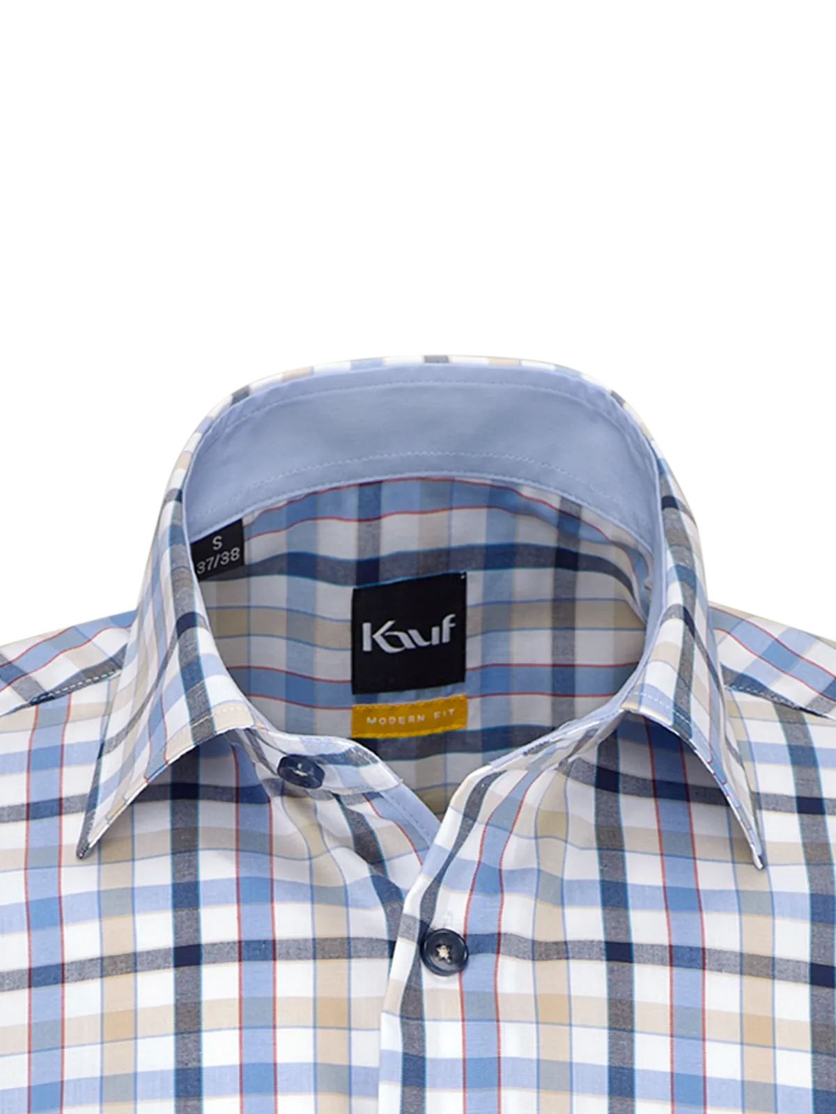 Verona Kent Kurzarm modern fit mit Kontrast