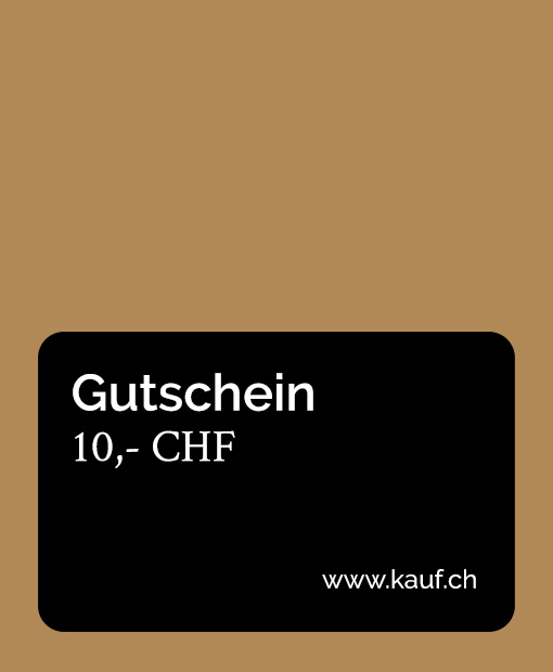 Gutschein 10,-CHF