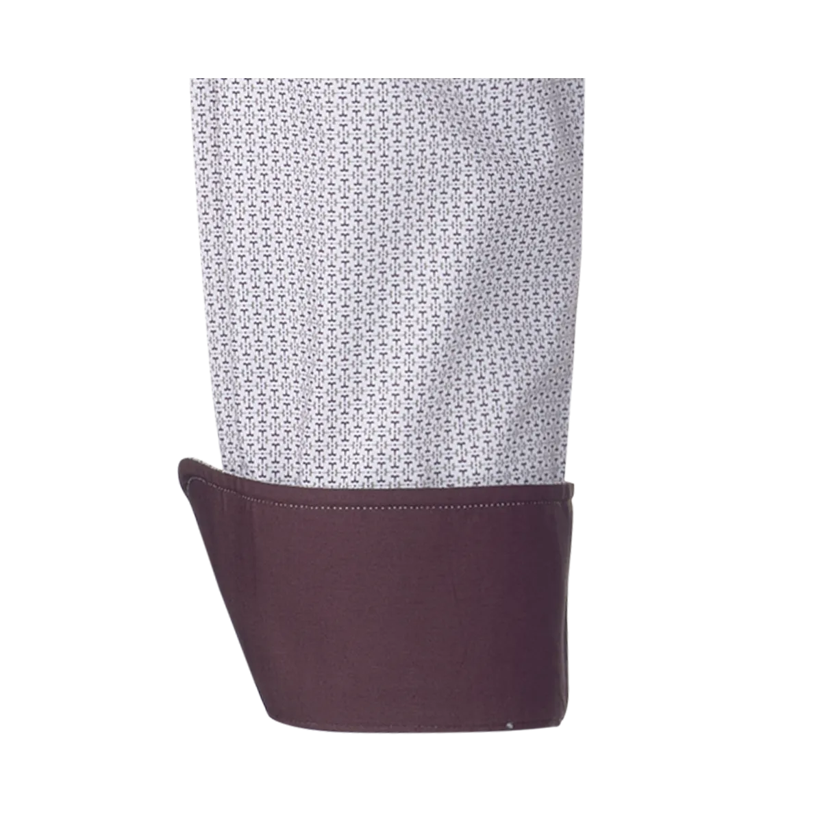 Chemise blanche Pisa New Kent, Coupe Regular Fit, avec un imprimé fantaisie raffiné