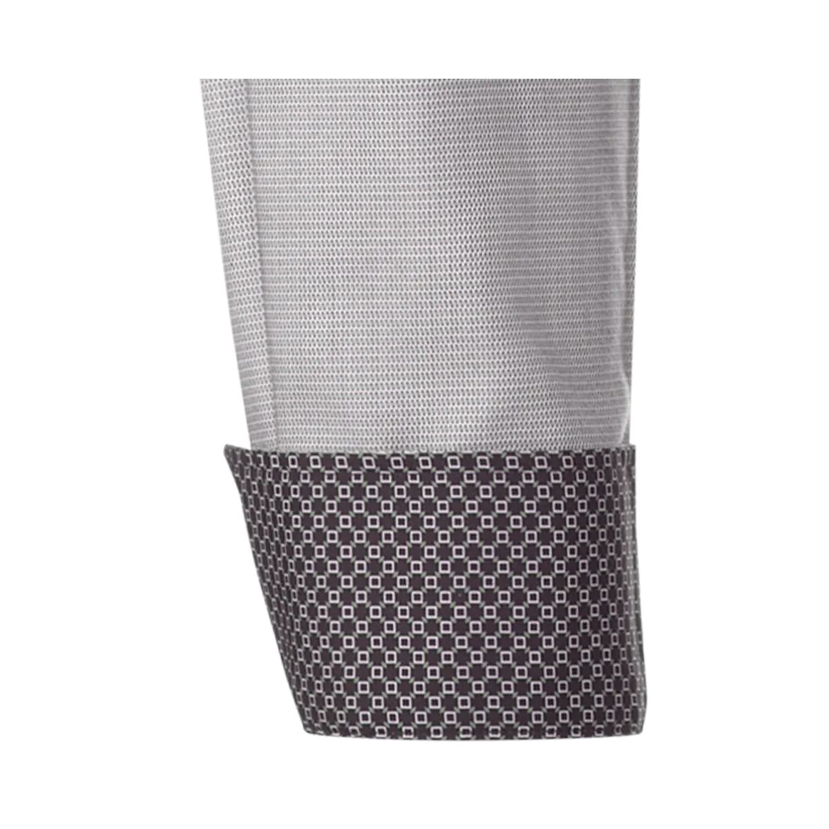 Regular-fit men’s shirt beige with a subtle texture
