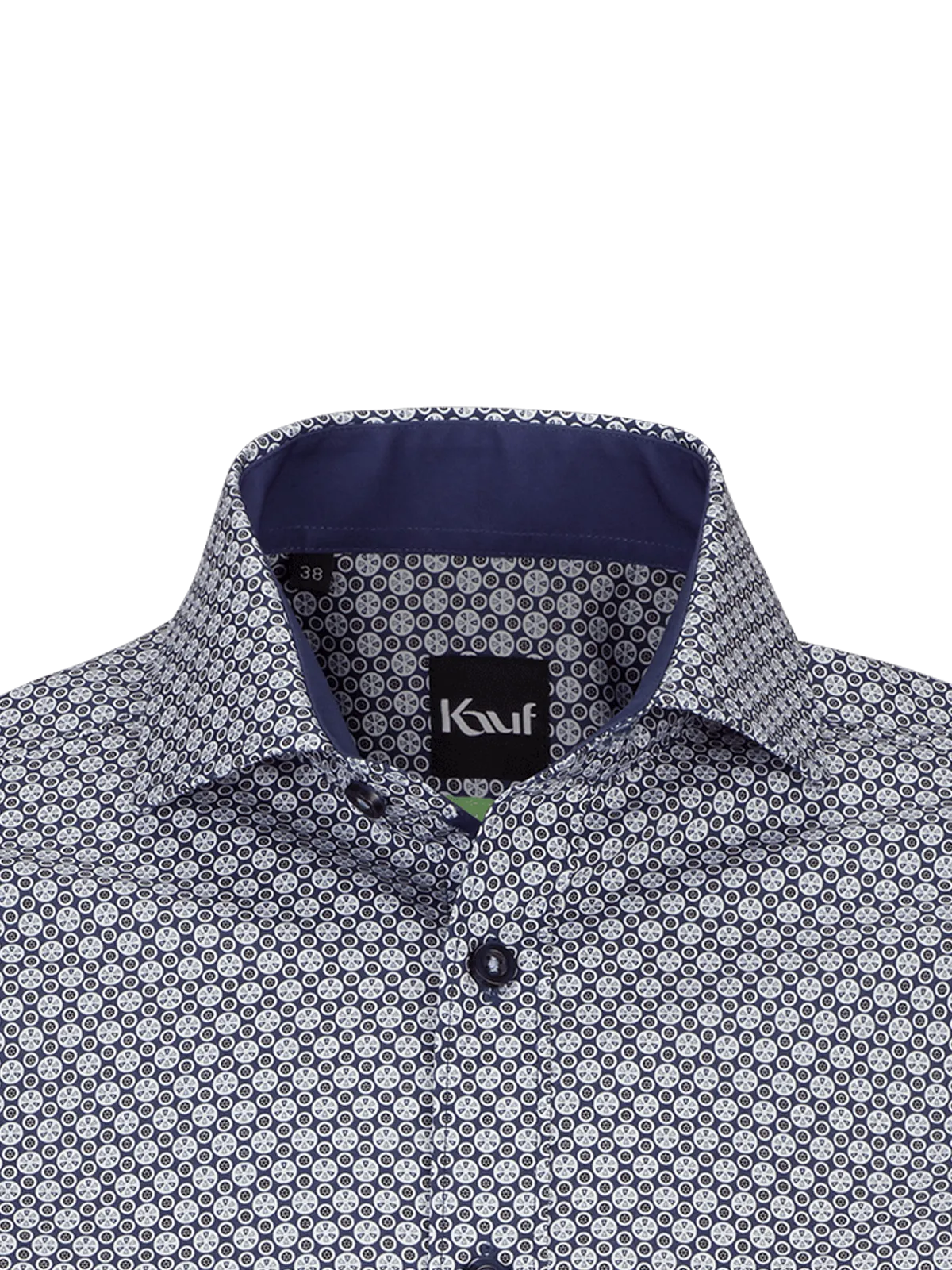 London New Kent Langarm slim fit mit Kontrast