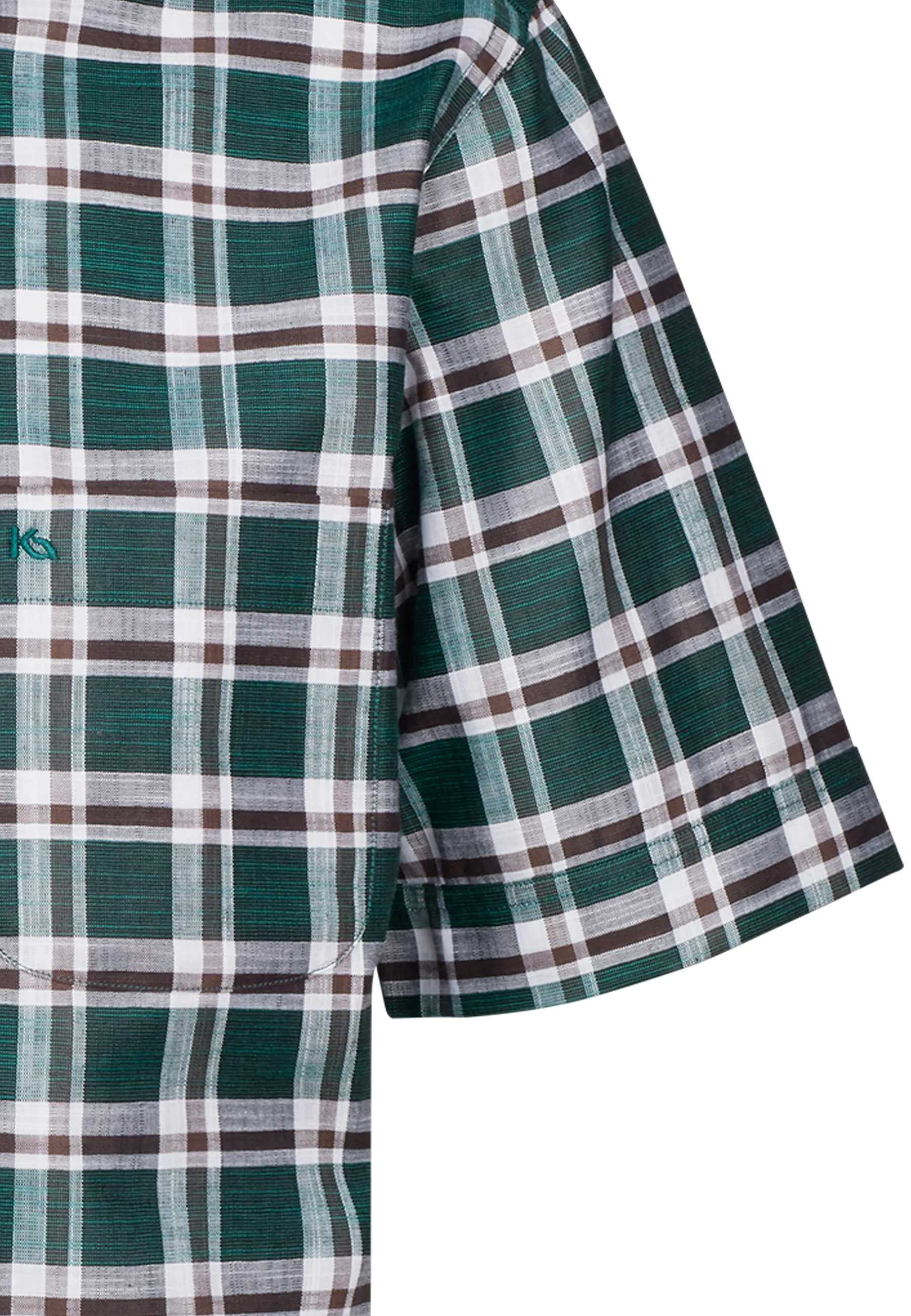 Verona Kent Kurzarm modern fit mit Kontrast