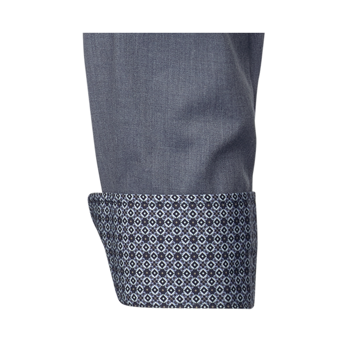 Dunkelgraues Casual Hemd Regular Fit mit Button-Down-Kragen