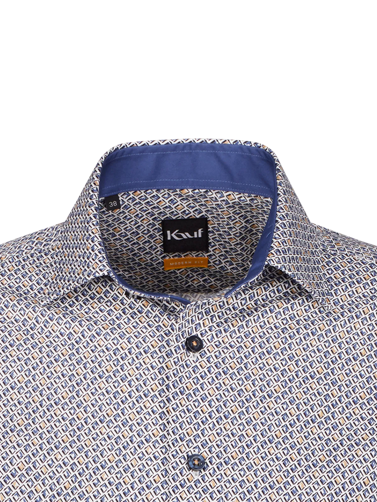Firenze New Kent Langarm modern fit mit Kontrast