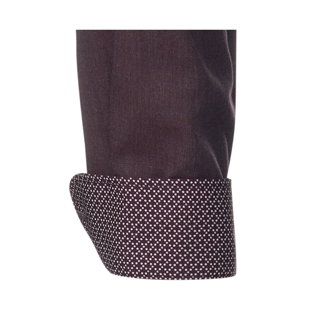 Chemise en flanelle Bari rouge bordeaux à col boutonné, coupe Regular Fit