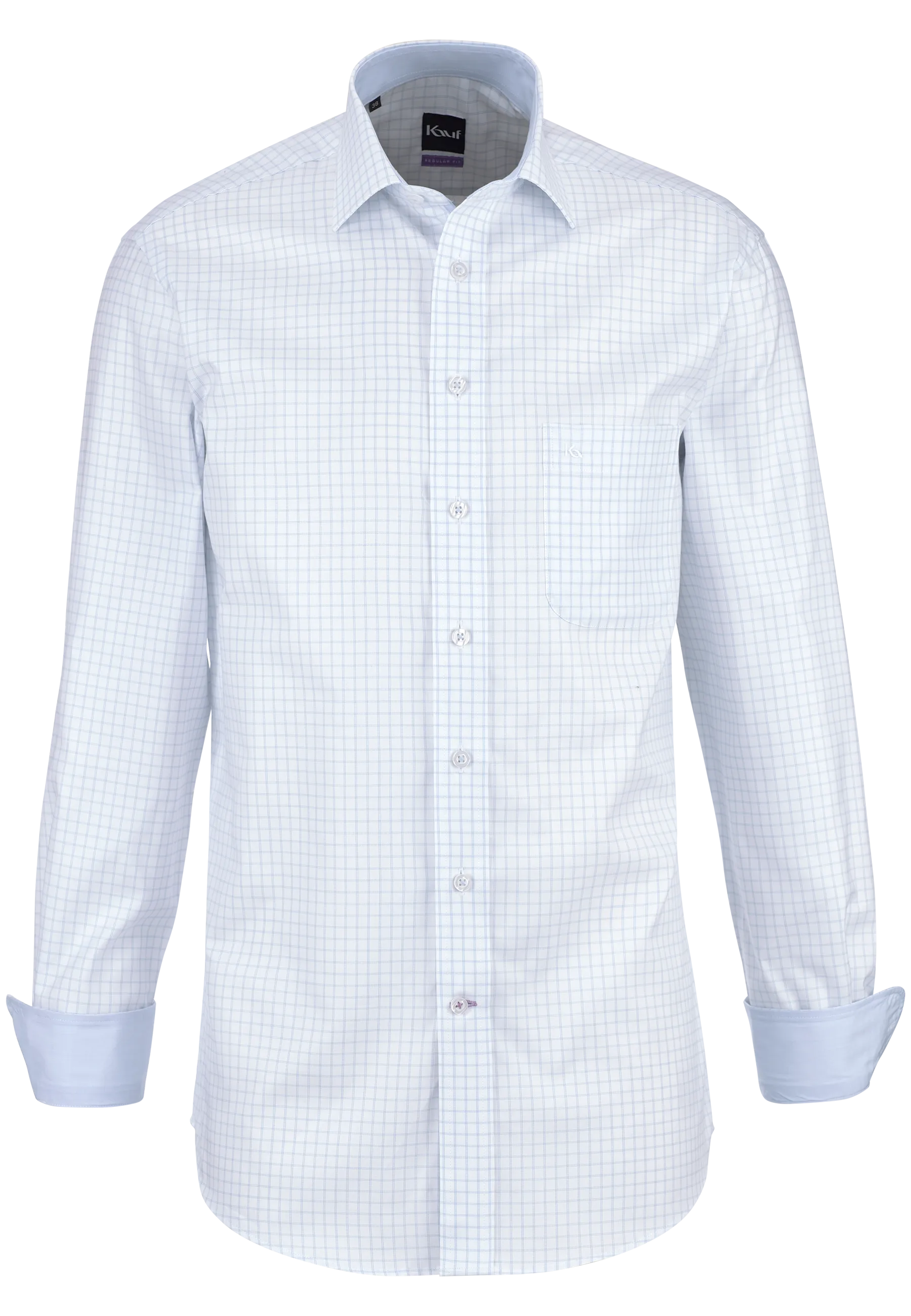 hemd blau weiss kariert herren