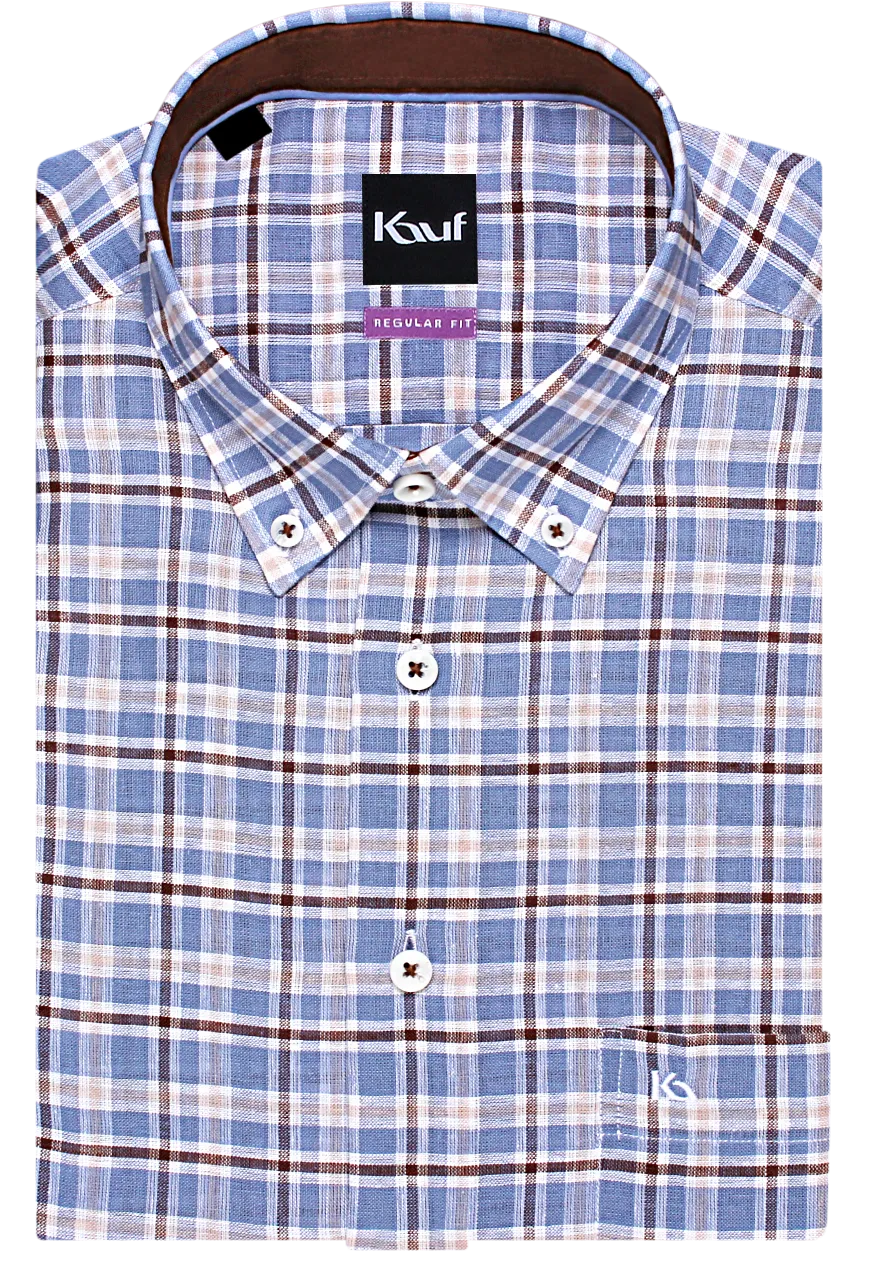 Bari Button Down mit Kontrast