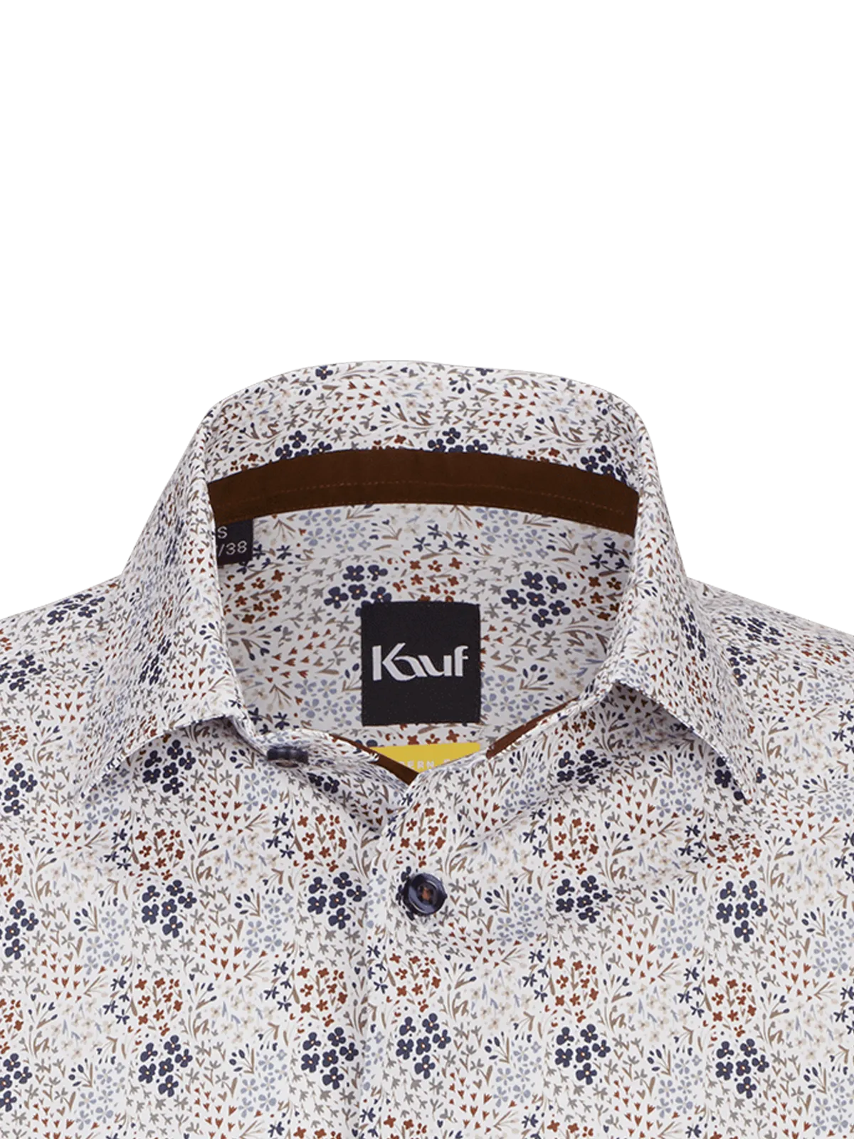 Verona Kent Langarm modern fit mit Kontrast