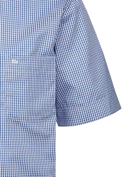 Pisa Button Down Kurzarm regular fit mit Kontrast