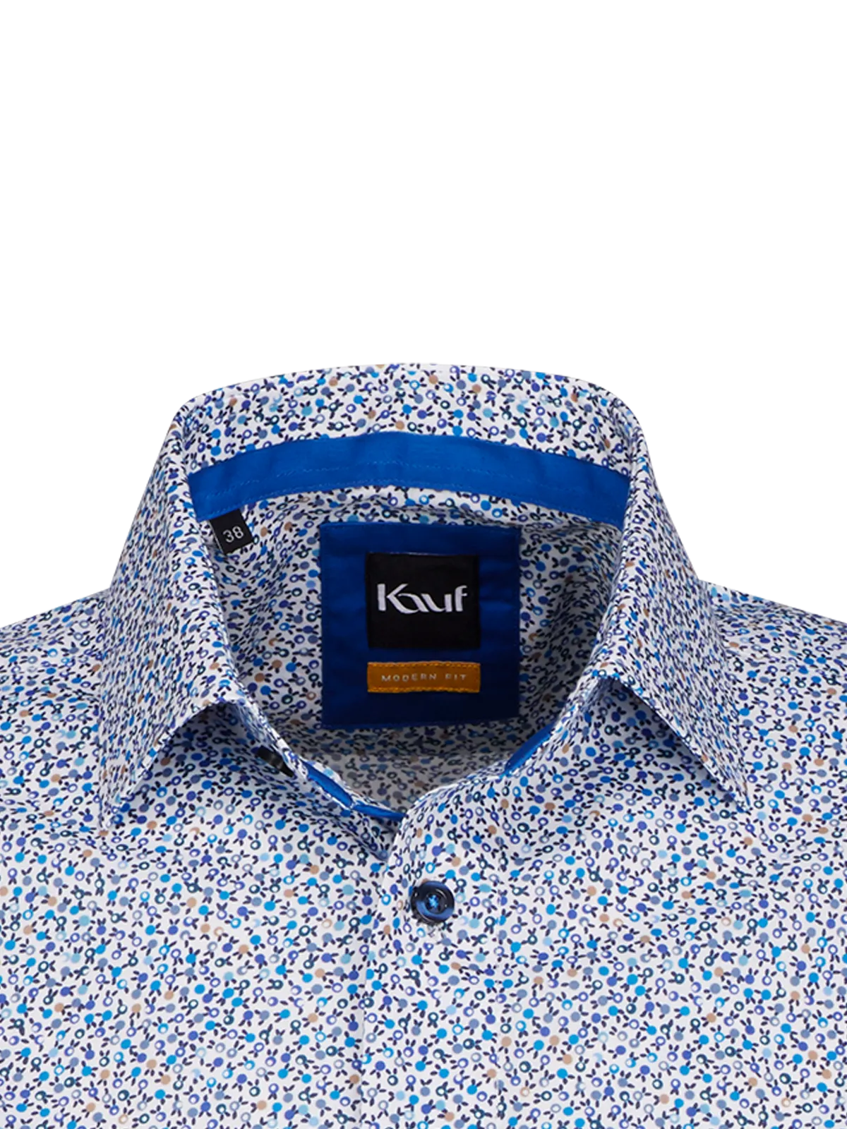 Firenze New Kent Kurzarm modern fit mit Kontrast