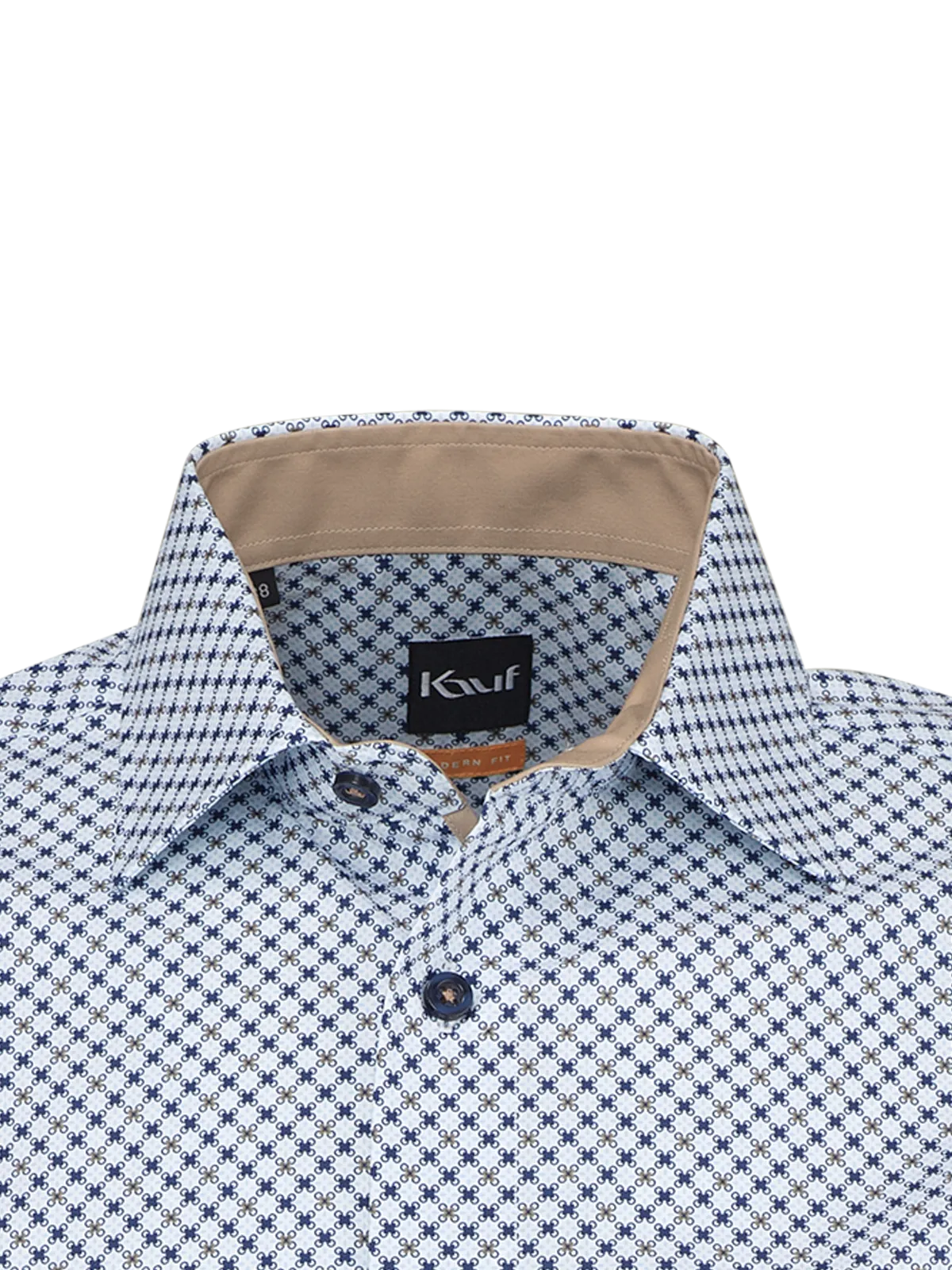 Firenze New Kent short sleeve modern fit with contrast