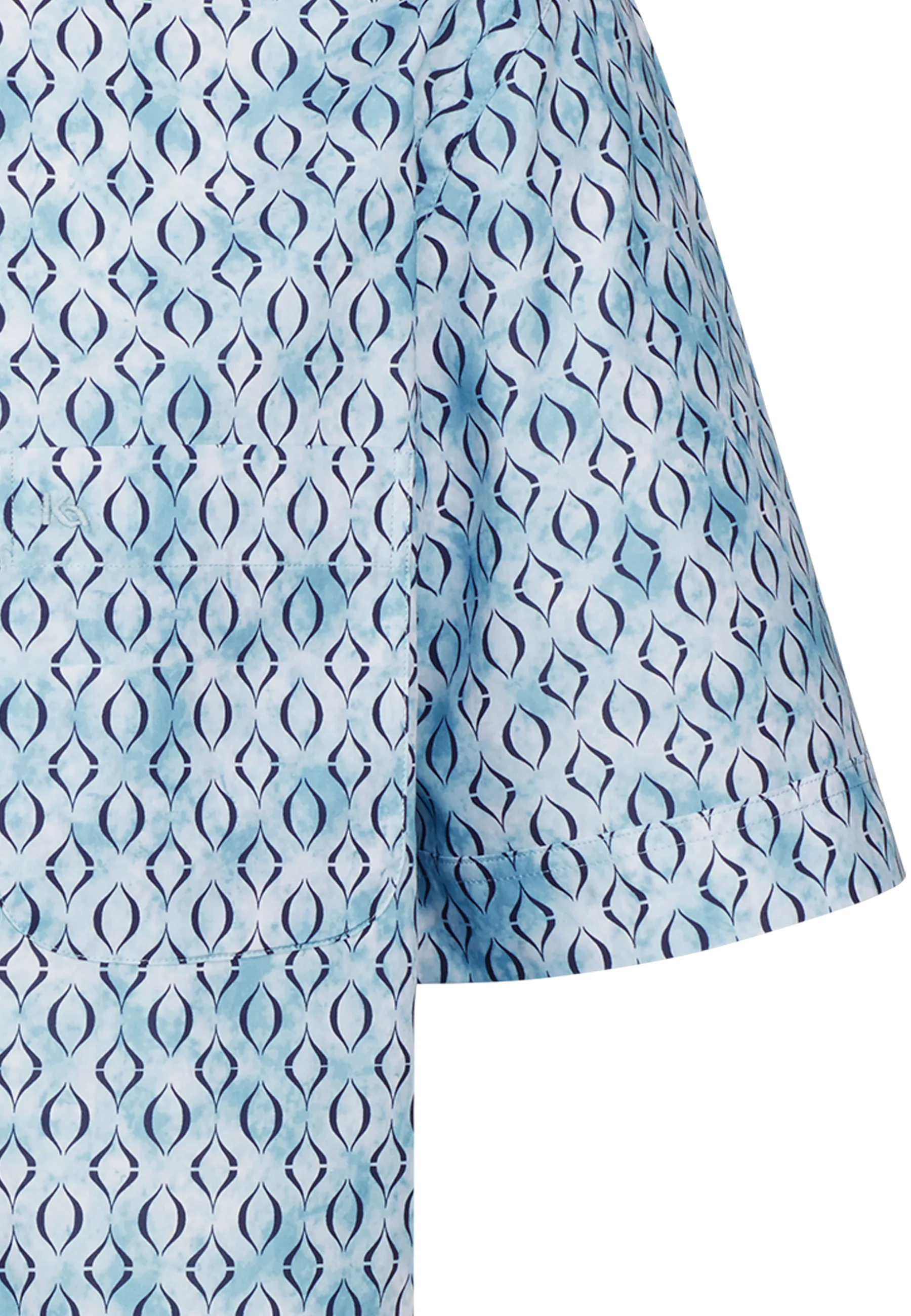 Bari Kent short sleeve modern fit with contrast