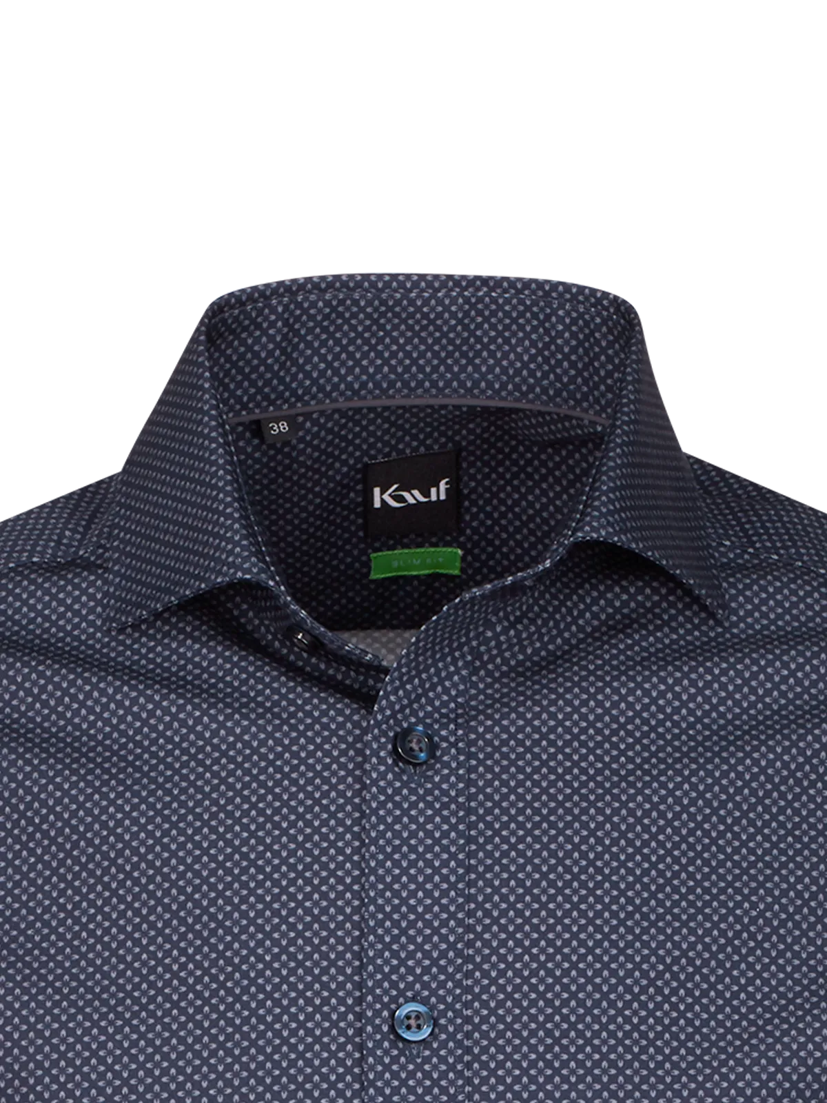 London New Kent Langarm slim fit mit Kontrast